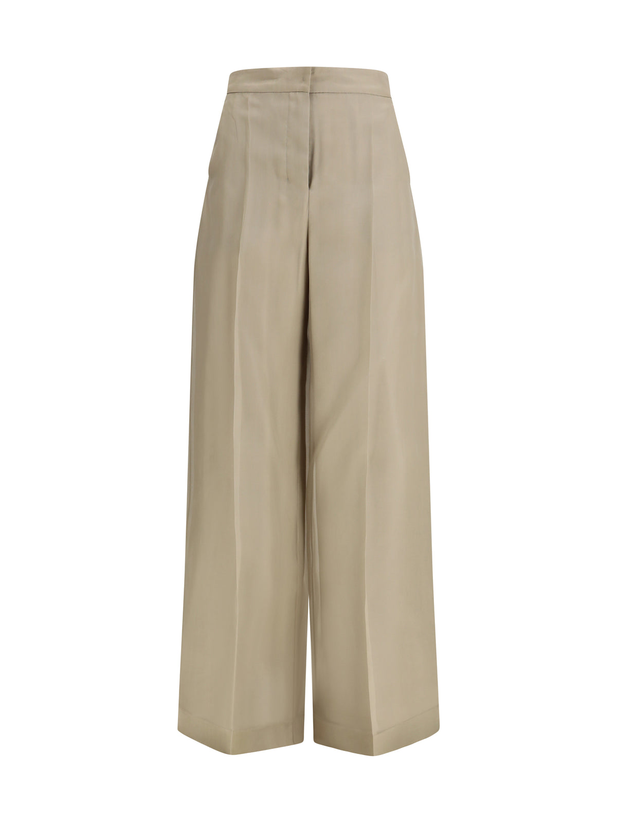 Max Mara Pianoforte Silk Pants - Sand