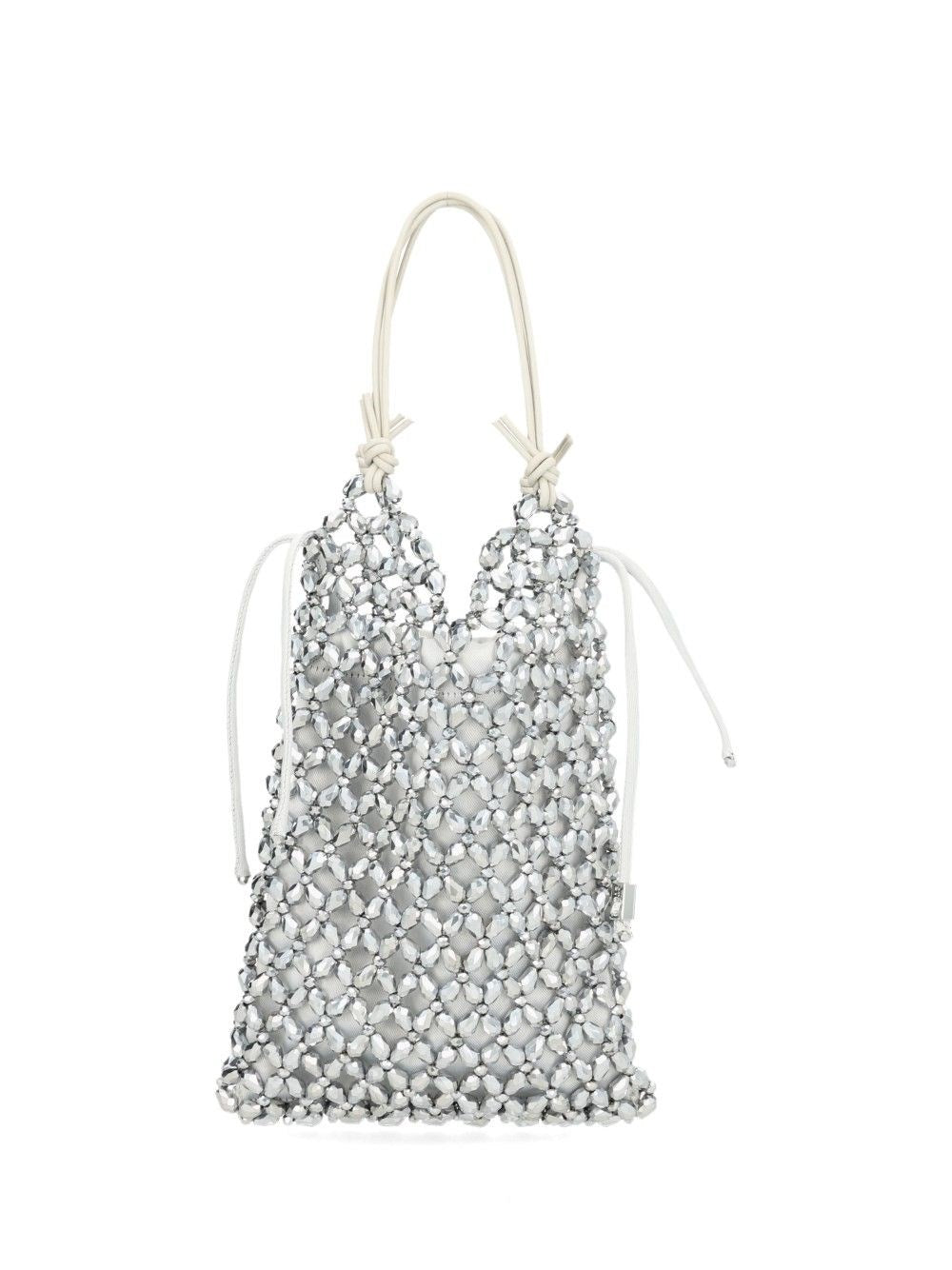 Staud Borsaa Karla Eclipse - Silver