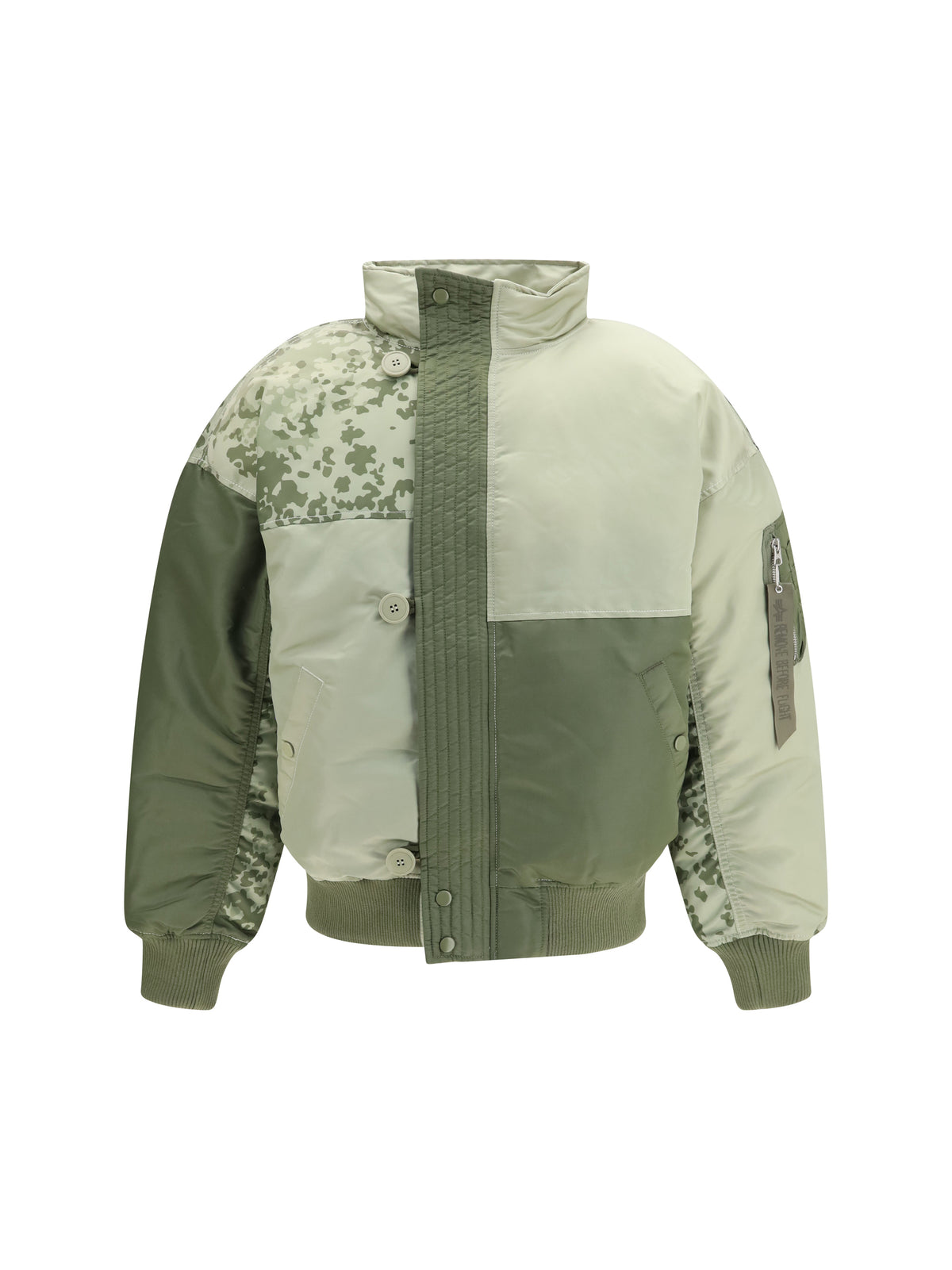 Alpha Industries N-2B Colorblock MOD Bomber Jacket - Forest Camo