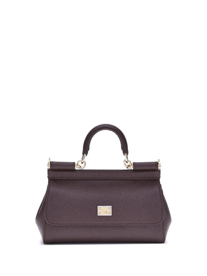 DOLCE & GABBANA Sicily small leather Handbag