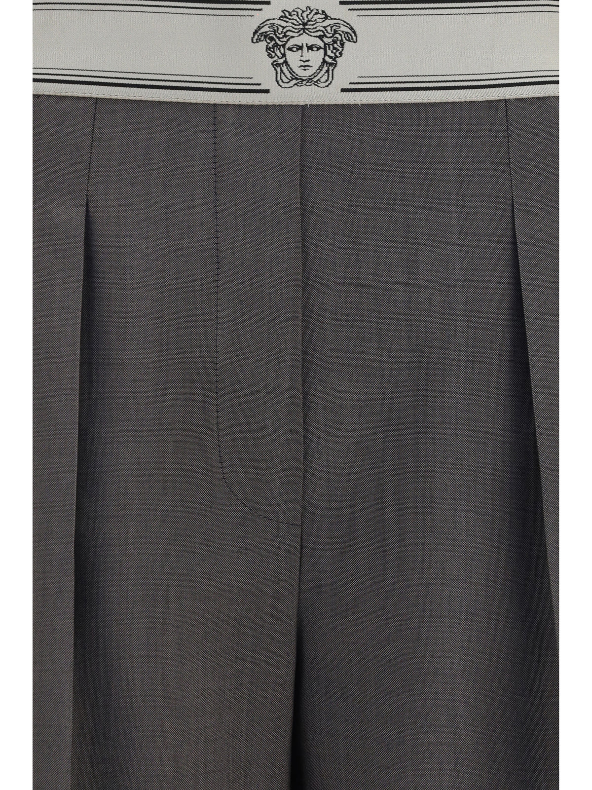 Versace Wool and mohair Pants - Cold Grey