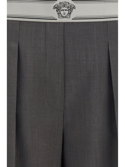 Versace Wool and mohair Pants - Cold Grey