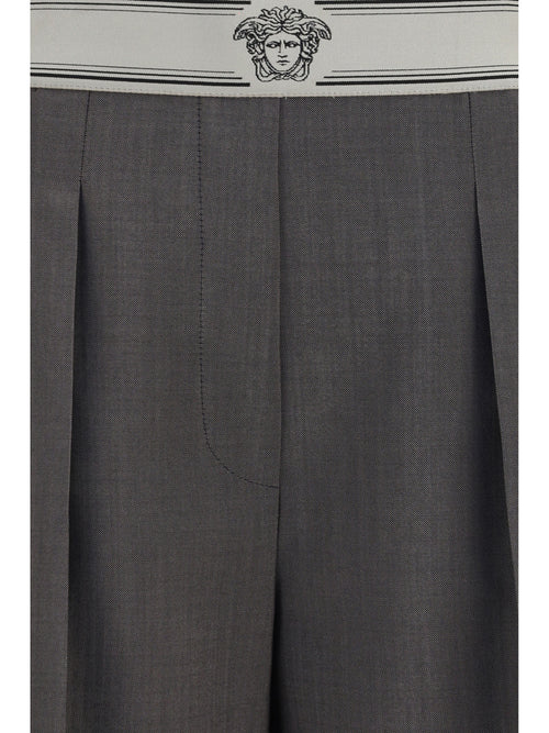 Versace Wool and mohair Pants - Cold Grey