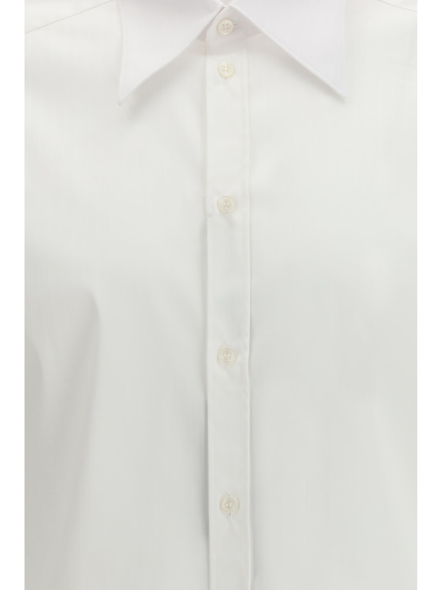 DOLCE & GABBANA Striped flannel Shirt in alpaca-blend