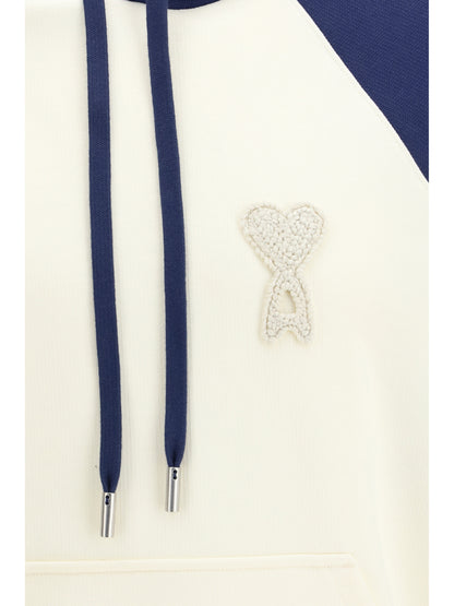 AMI PARIS Ami de Coeur Hoodie in two-tone