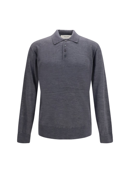 Golden Goose Virgin wool Polo Shirt - Anthracite