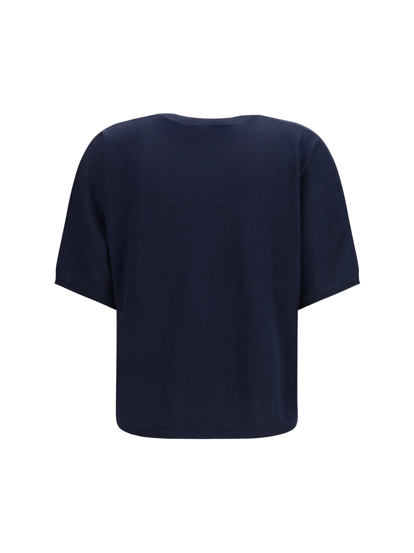 BRUNELLO CUCINELLI Short-sleeve cashmere and silk Sweater