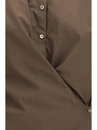 Lemaire Cotton blend Shirt - Truffle