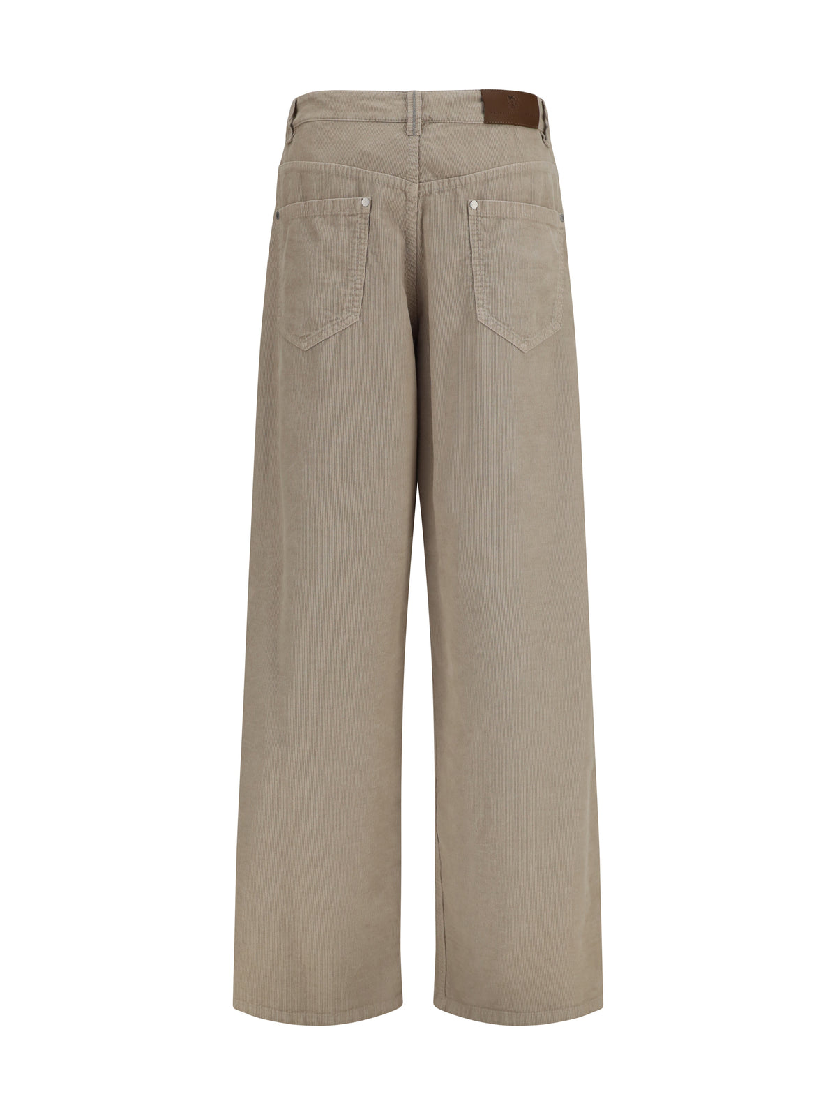 Brunello Cucinelli Straight-leg cotton and linen Pants - Deep Beige