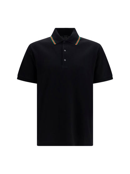 GUCCI Cotton piqué jersey Polo Shirt
