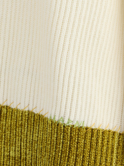 MARNI Color block wool Sweater