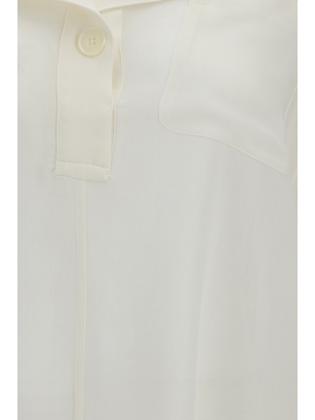 Toteme Layered-collar Shirt - Milk