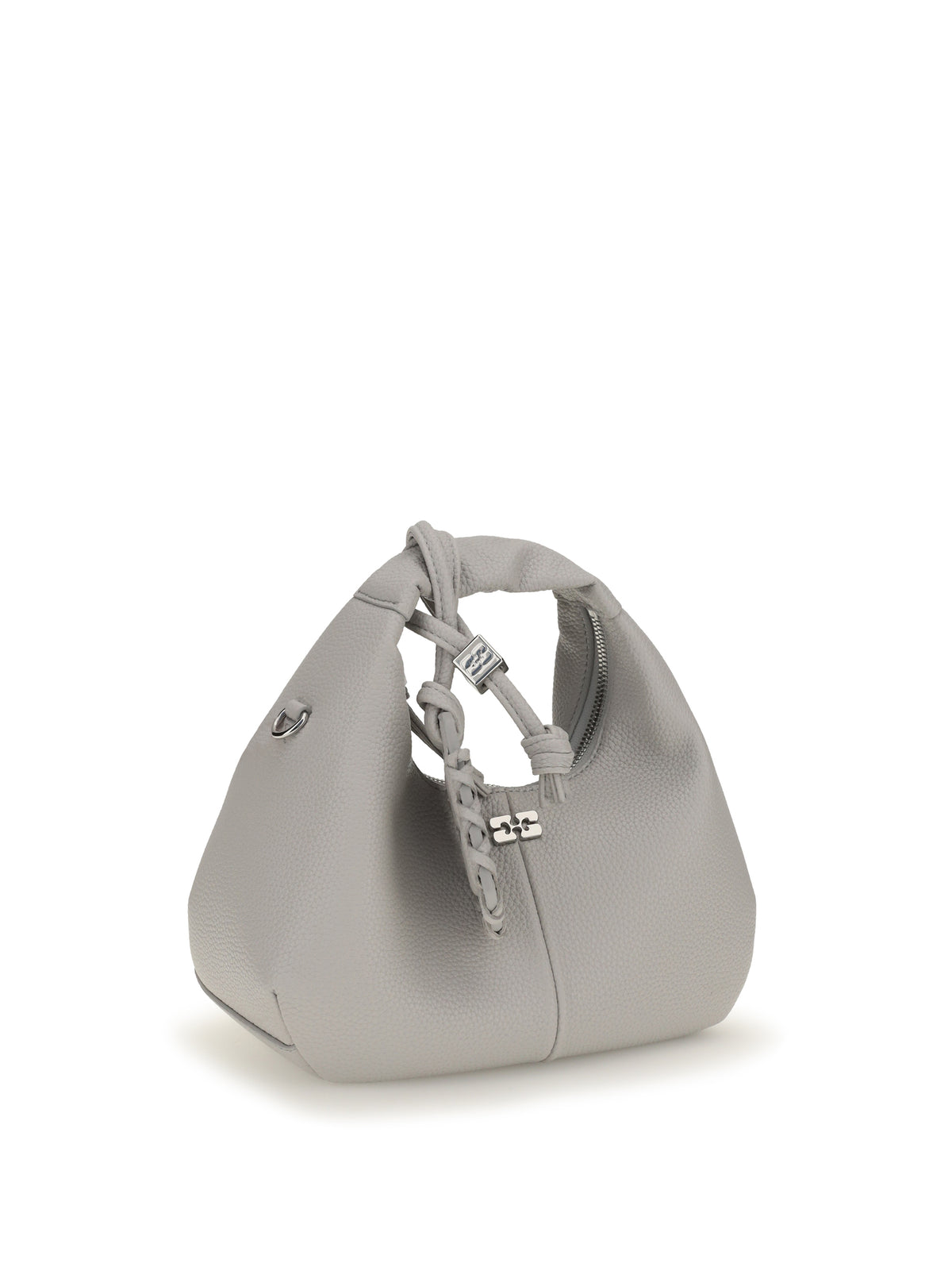 Ganni Mini Hobo Crossbody Bag - Quiet Gray