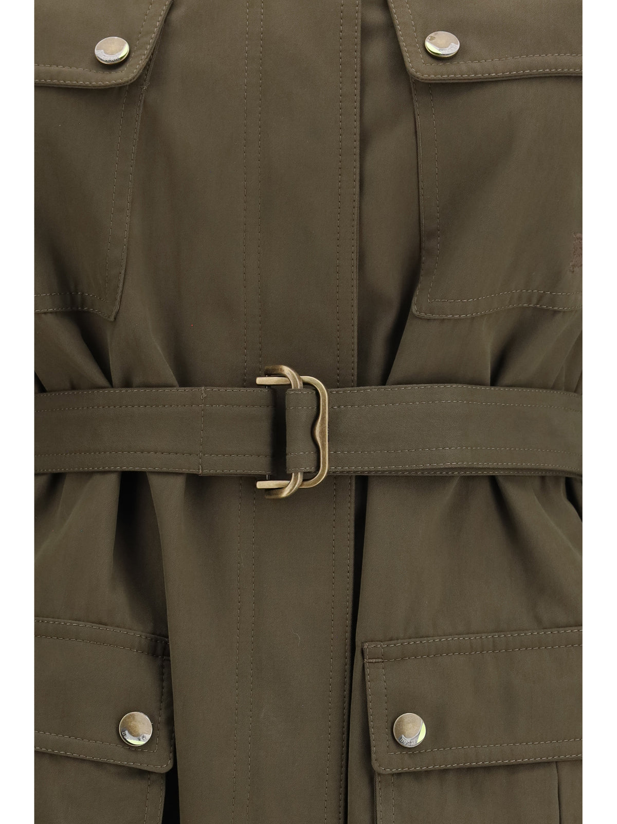 Burberry Gabardine Safari Jacket - Juniper