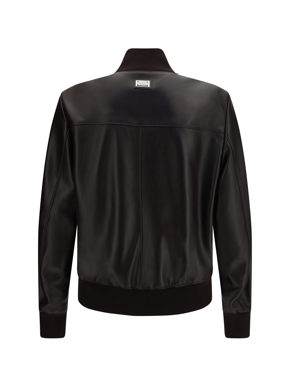Dolce & Gabbana Lambskin Jacket with zip - Brown