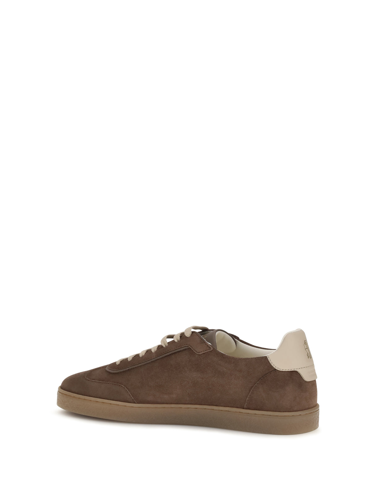 Brunello Cucinelli Suede Sneakers - Fango+Avorio+Bisonte