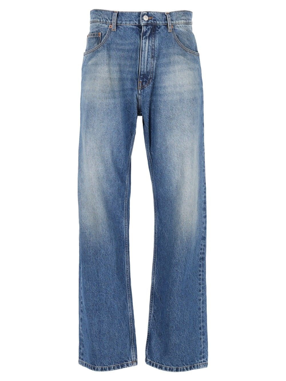 Mm6 Maison Margiela Straight Leg Jeans - Blue