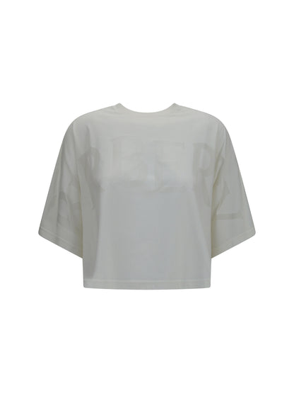Burberry Logo cotton T-shirt - Chalk