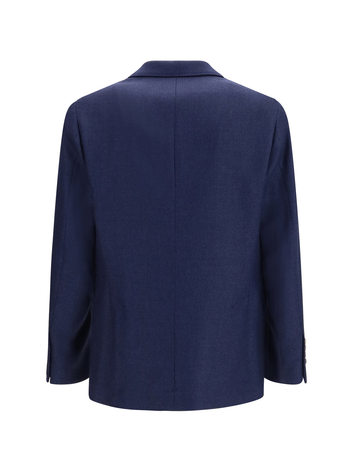 Brunello Cucinelli Single breasted wool Blazer - Navy