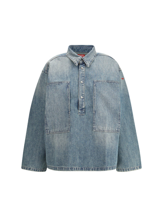 DIESEL Henley Top in De-Priss