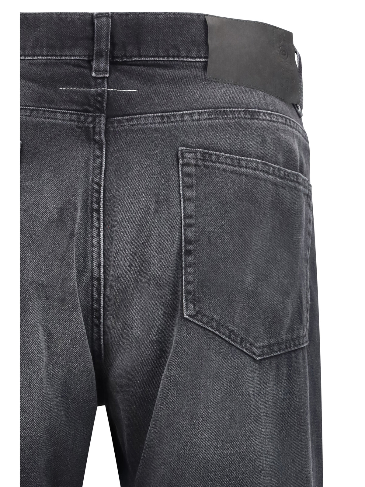 MM6 Maison Margiela Straight-leg cotton Jeans - Black