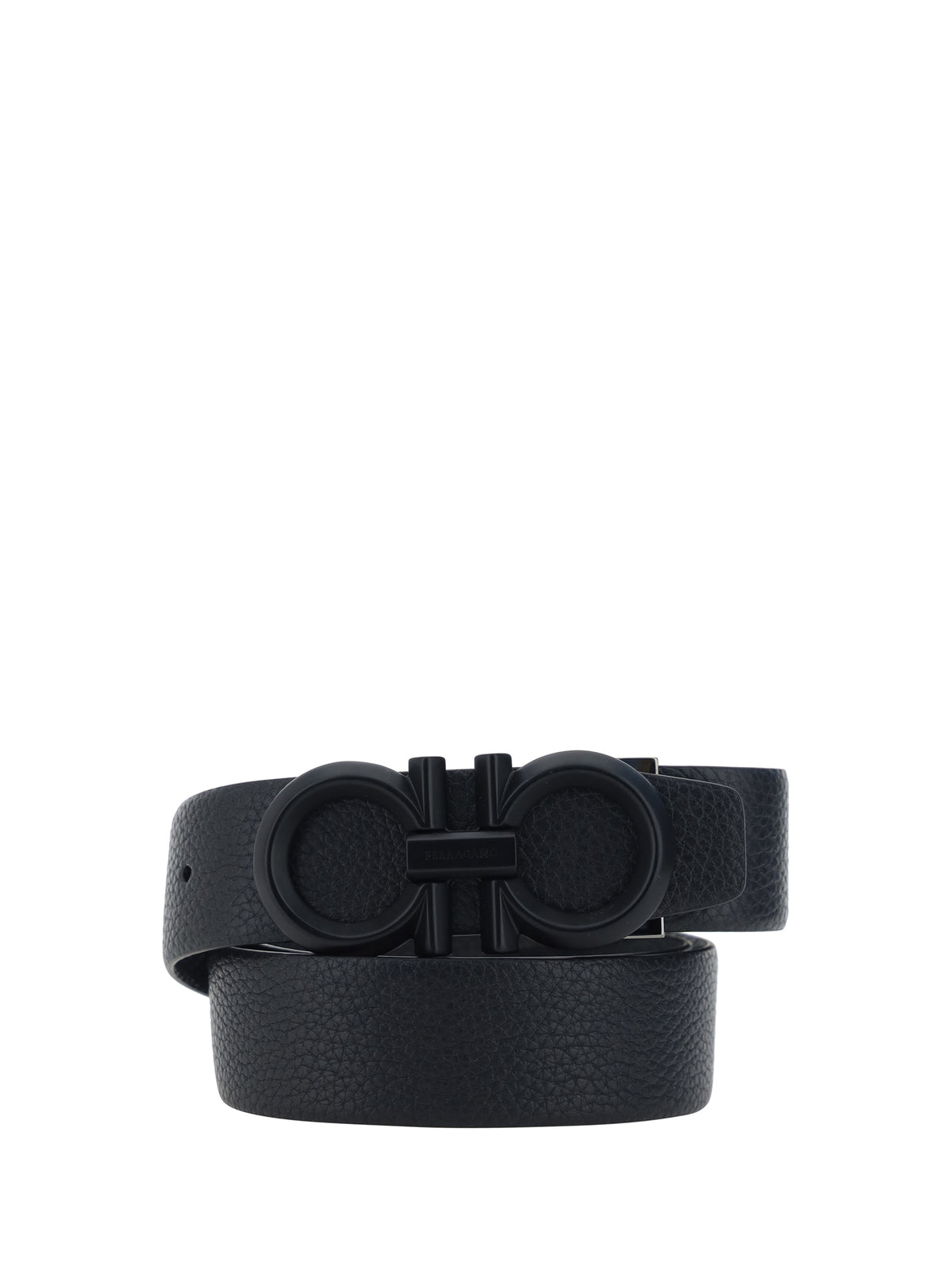 Ferragamo Gancini leather Belt - Black