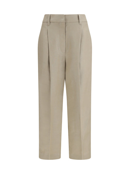 BRUNELLO CUCINELLI Linen Trousers