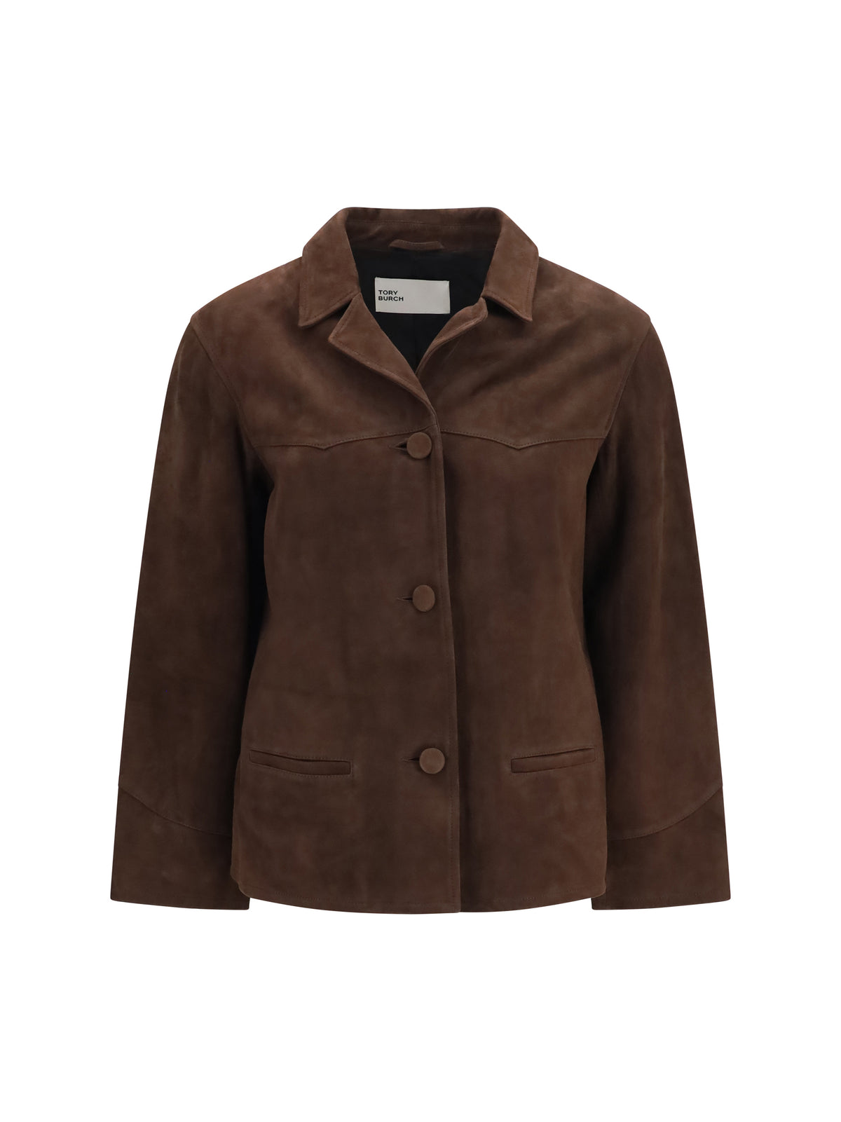 Tory Burch Suede Jacket - Light Chocolate