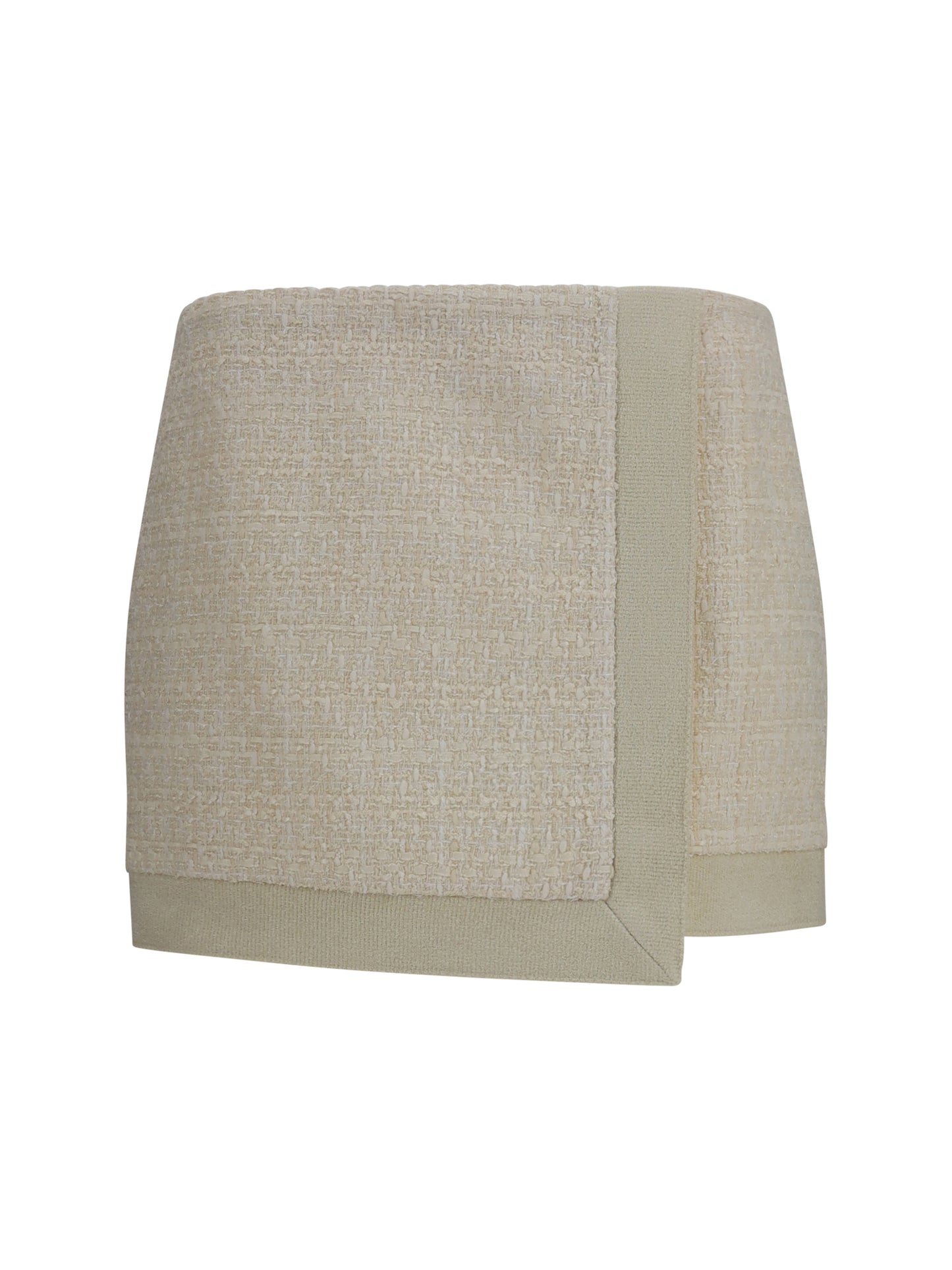BALMAIN Asymmetric tweed Skirt