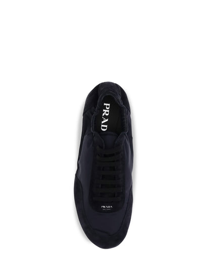 Prada Collapse Sneakers in Re-Nylon and suede - Blue