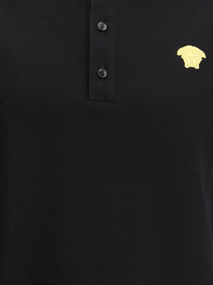 VERSACE Cotton Polo Shirt