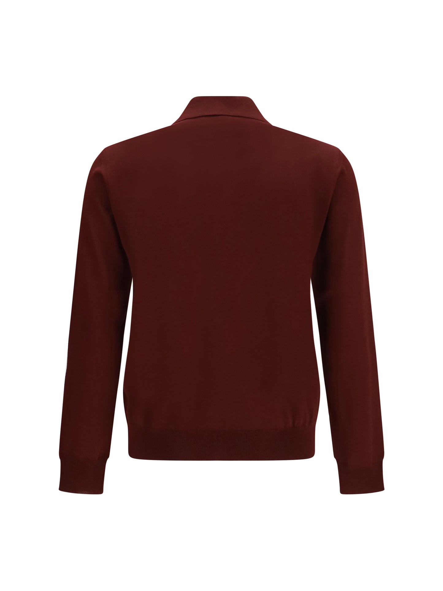 VALENTINO Long-sleeve wool Polo with VLogo