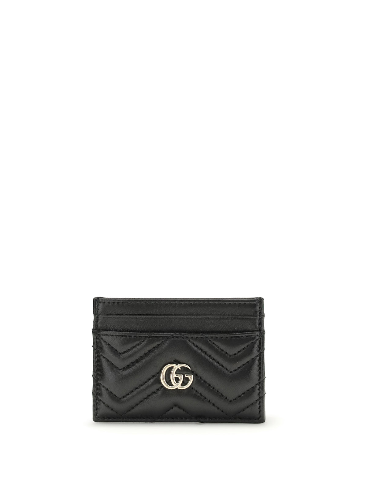 Gucci GG Marmont Cardholder - Black/Black