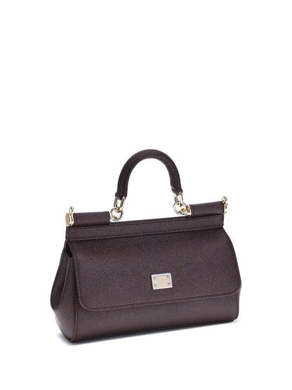 DOLCE & GABBANA Sicily small leather Handbag