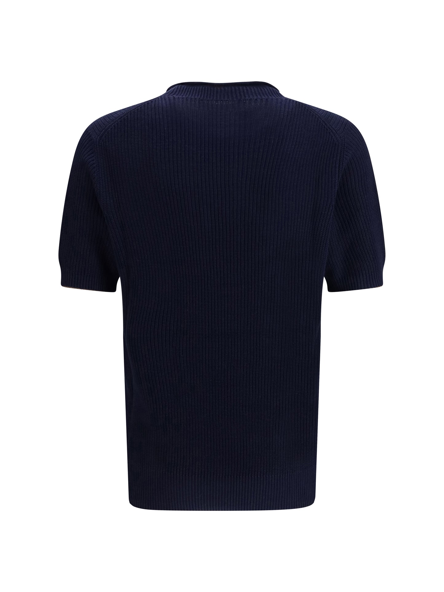 BRUNELLO CUCINELLI Cotton and linen knit T-Shirt