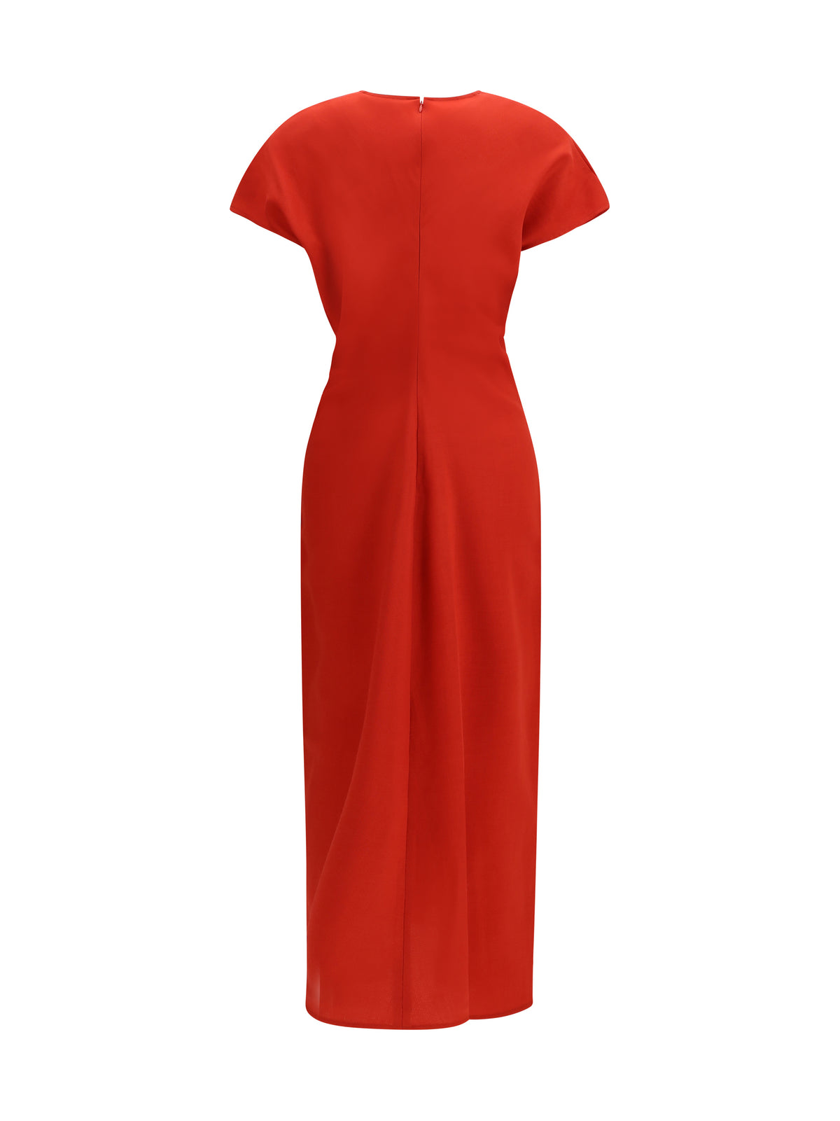 Toteme Slouch waist wool Dress - Poppy