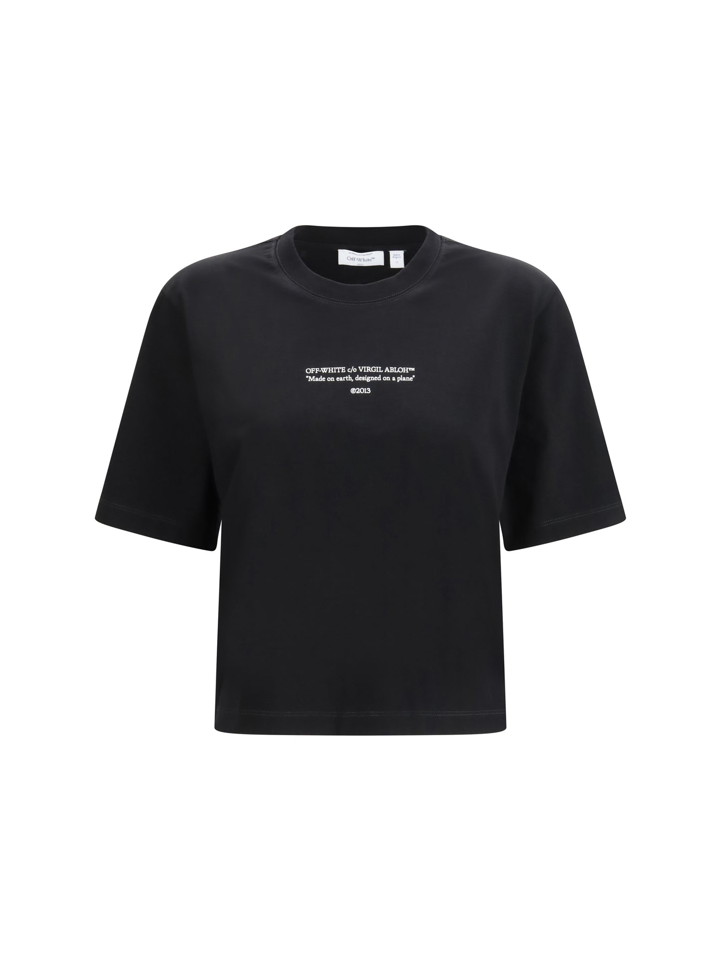 OFF-WHITE Made on earth, designed on a plane T-shirt