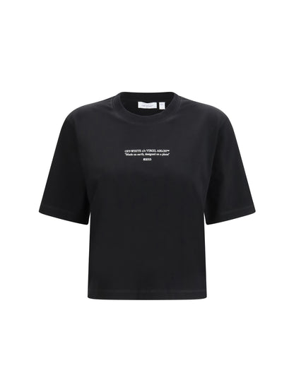 OFF-WHITE Made on earth, designed on a plane T-shirt