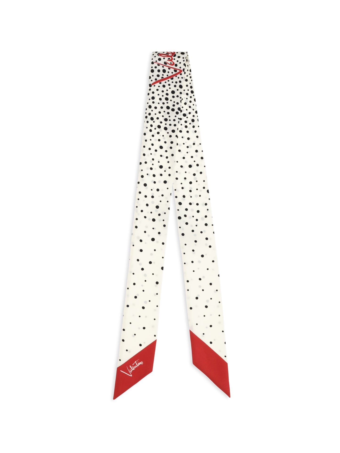 VALENTINO GARAVANI Twill Little Stars Starry Scarf in silk