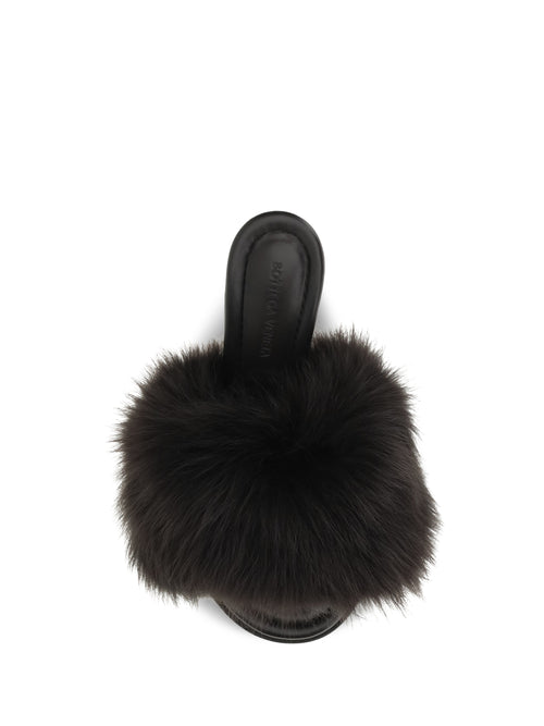 Bottega Veneta Cherry Mules Sandals - Fondant-Espresso