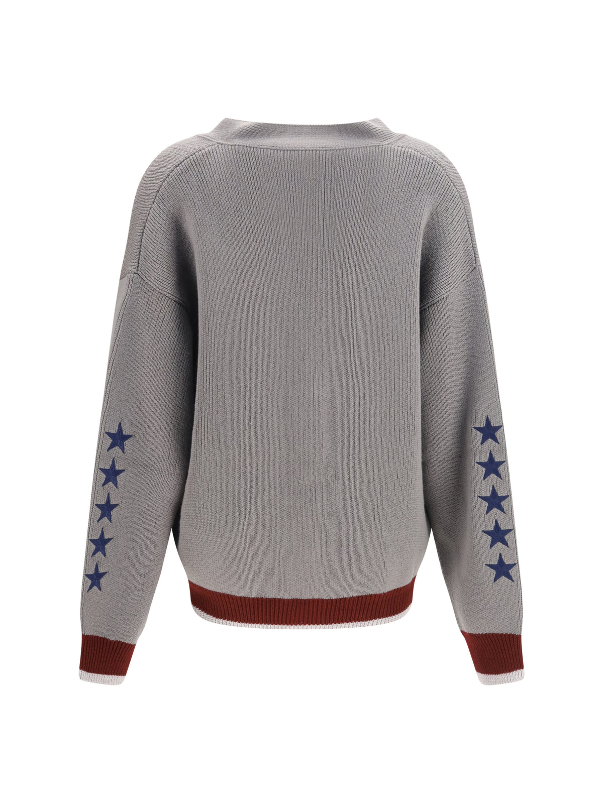 Off-White College Varsity Knit Cardigan - Rosin Port Royal