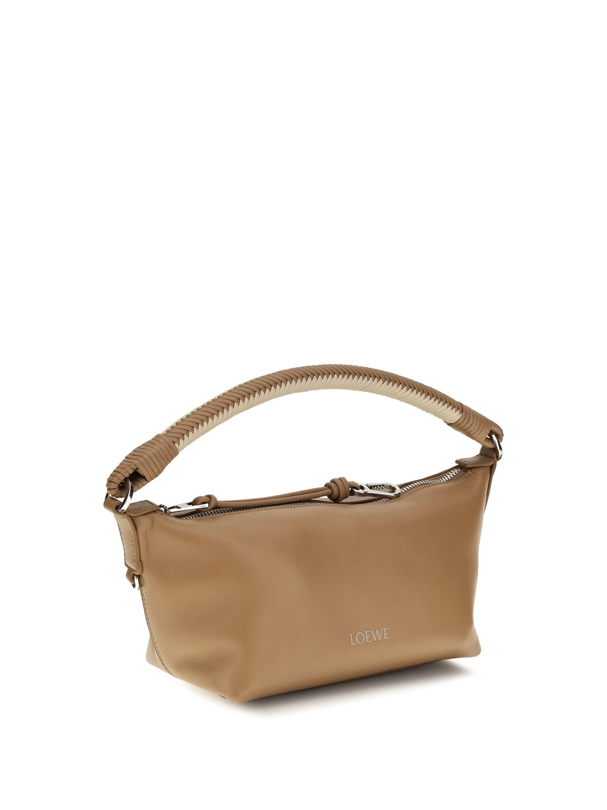 Loewe Mini Cala lamb leather Shoulder Bag - Mocha/Beige
