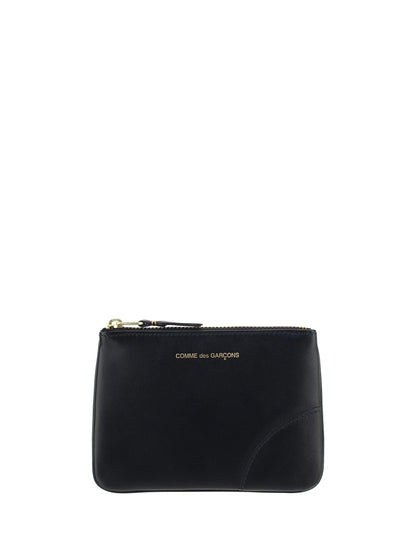 Comme Des Garcons Leather Coin Purse - Black
