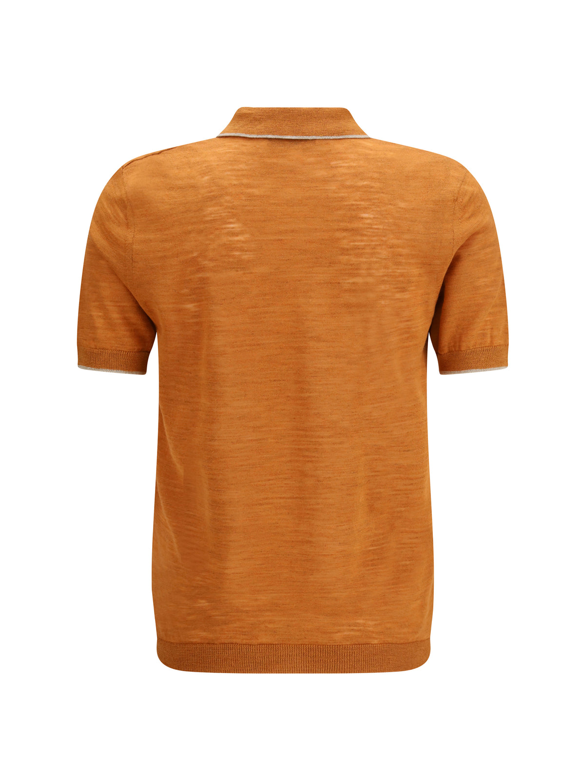 Brooksfield Linen blend Polo - Fox