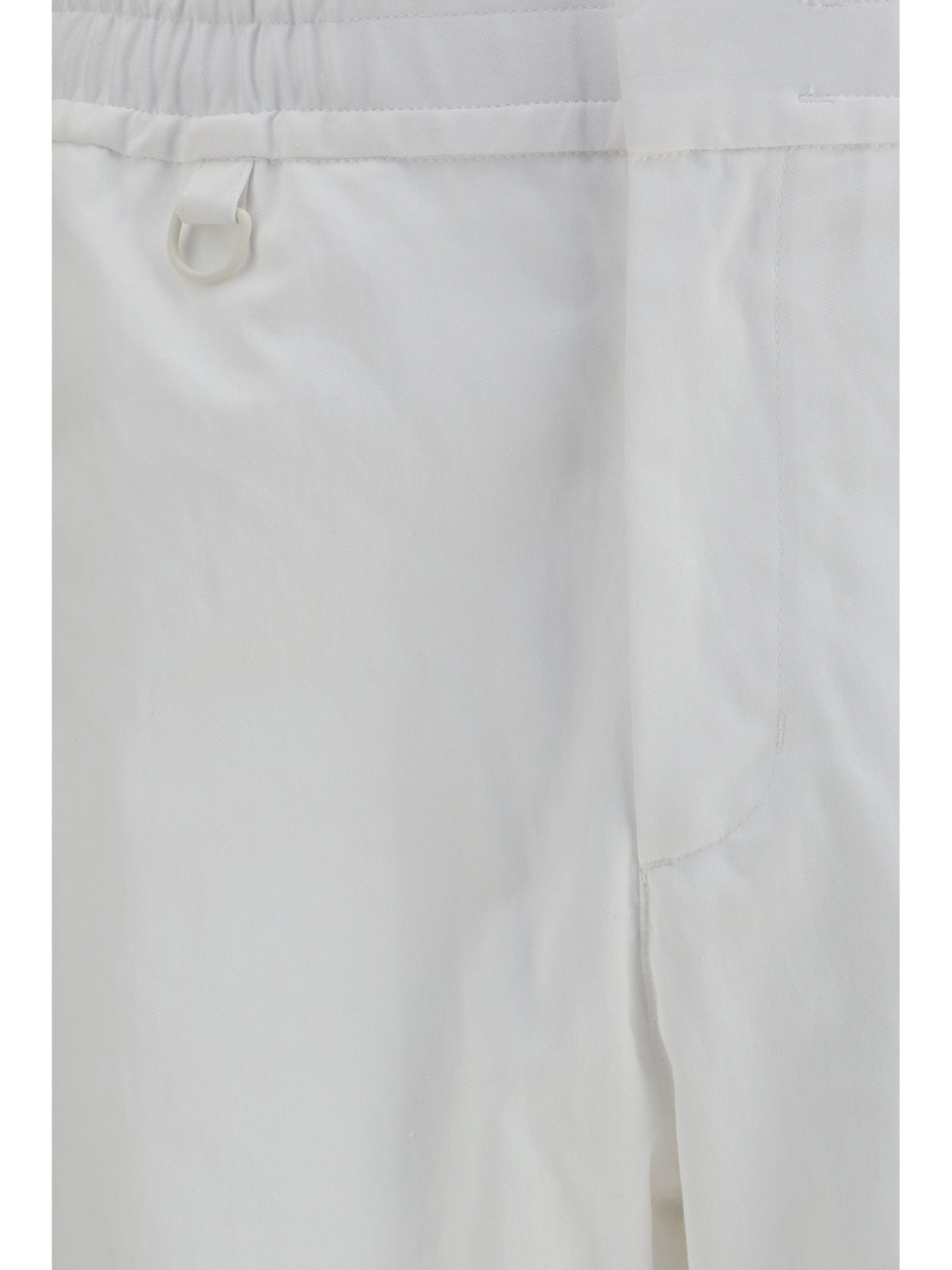 Laminar Straight leg Pants in tech cotton twill - White