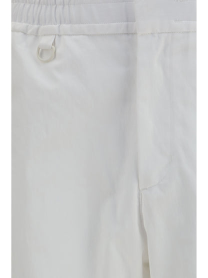 Laminar Straight leg Pants in tech cotton twill - White