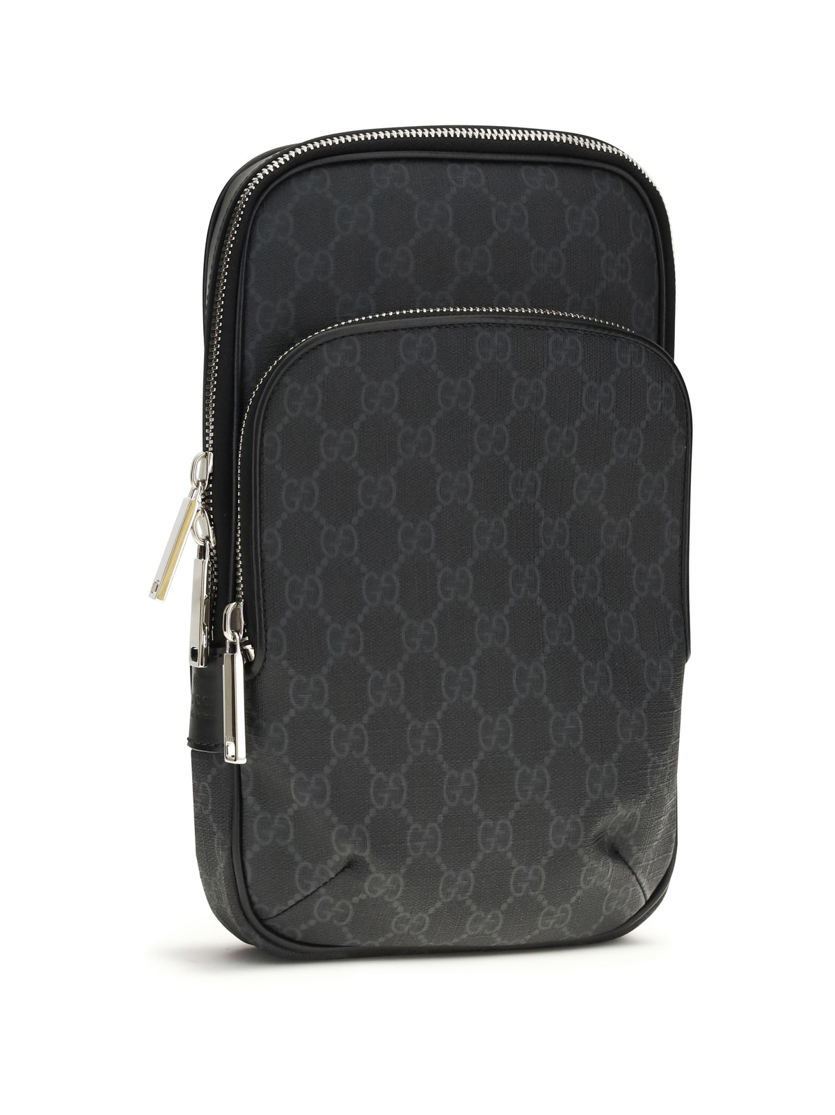 Gucci GG Supreme Shoulder Bag - Black/Black/Brb/Blk