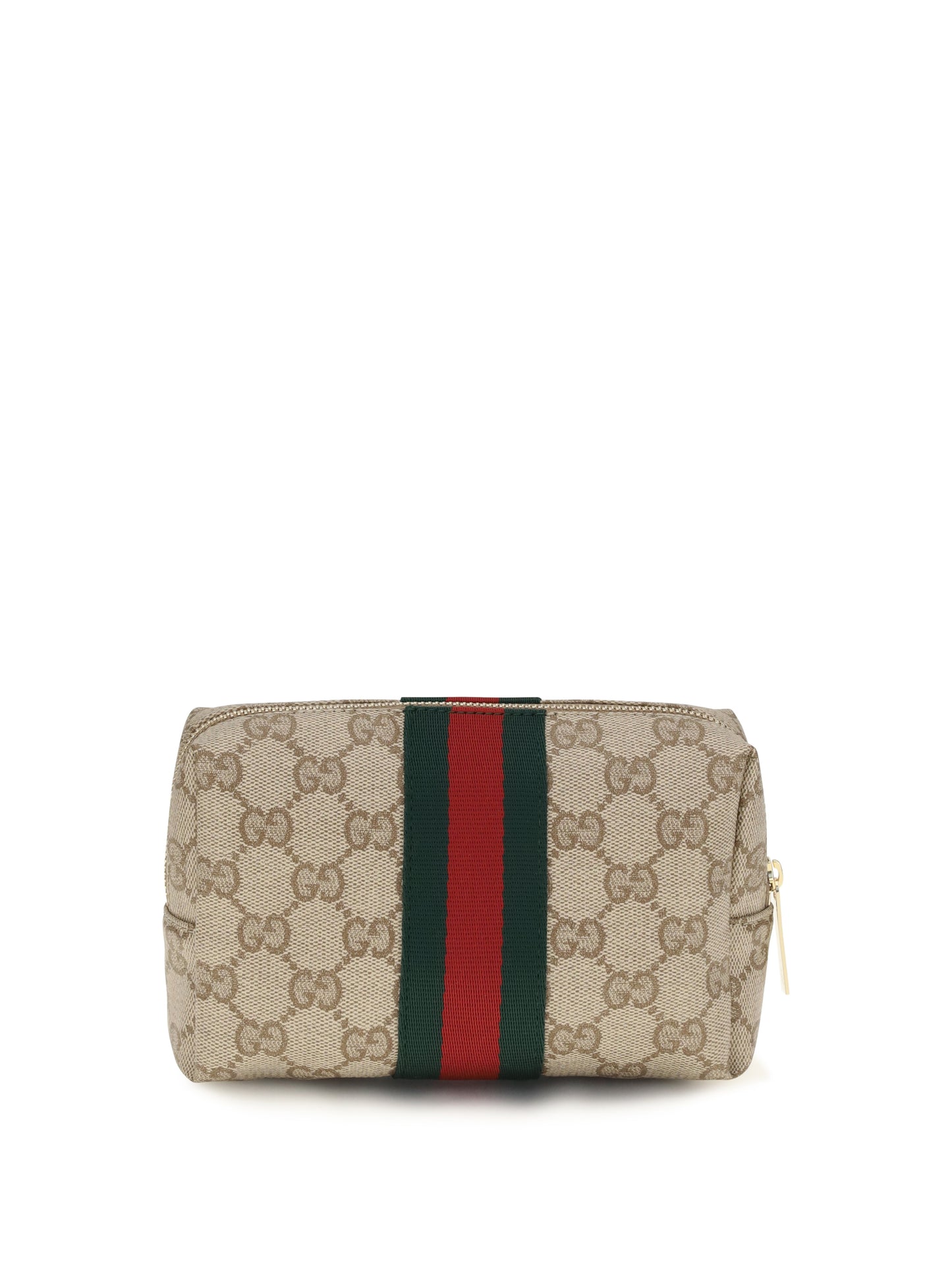 GUCCI Medium Beauty Case with Web stripe