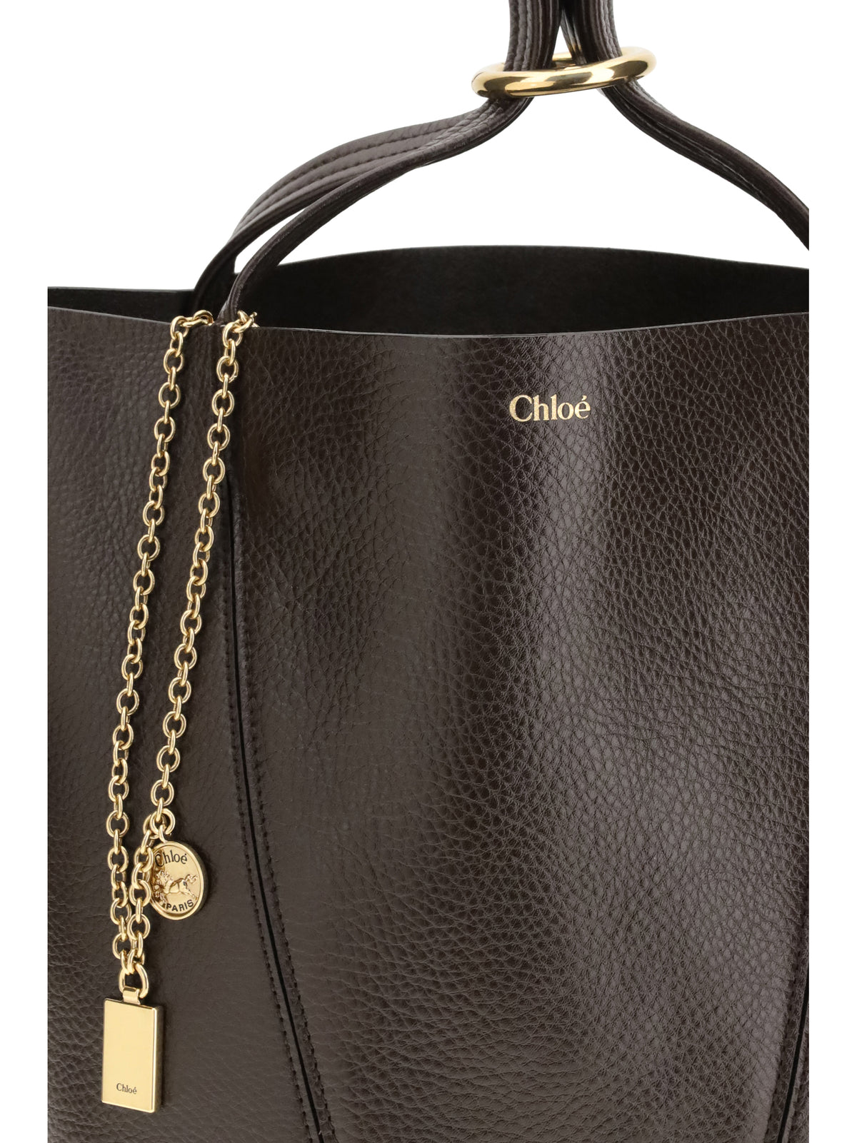 Chloé Spin Shoulder Bag - Kohl Brown