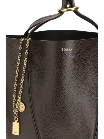 Chloé Spin Shoulder Bag - Kohl Brown